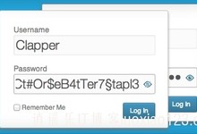WordPress后台登录界面显示/隐藏密码插件:hideShowPassword 插件