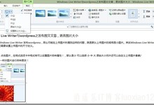 Windows Live Writer与wordpress之发布图文文章,更改图片大小