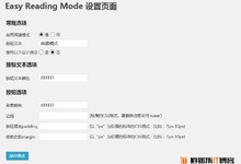 WordPress 免干扰阅读模式插件 Easy Reading Mode1.1.2逍遥乐汉化版