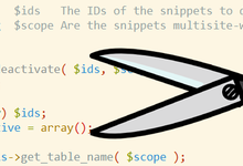Code Snippets wordpress代码片段管理器插件汉化版