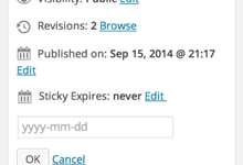 WordPress给置顶文章设置一个到期时间插件:Expire Sticky Posts
