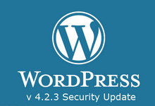 Wordpress 4.2.3更新 修复高危XSS漏洞