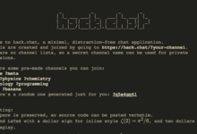 Hack.Chat 在浏览器里快速建立简单、随用即丢线上聊天室,无须下载安装软体