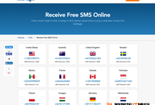 TextMagic Receive Free SMS Online 提供世界 30 国家免费手机号码接收短信服务