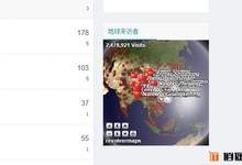 给你的网站添加3D地球显示的访客统计(使用RevolverMaps)